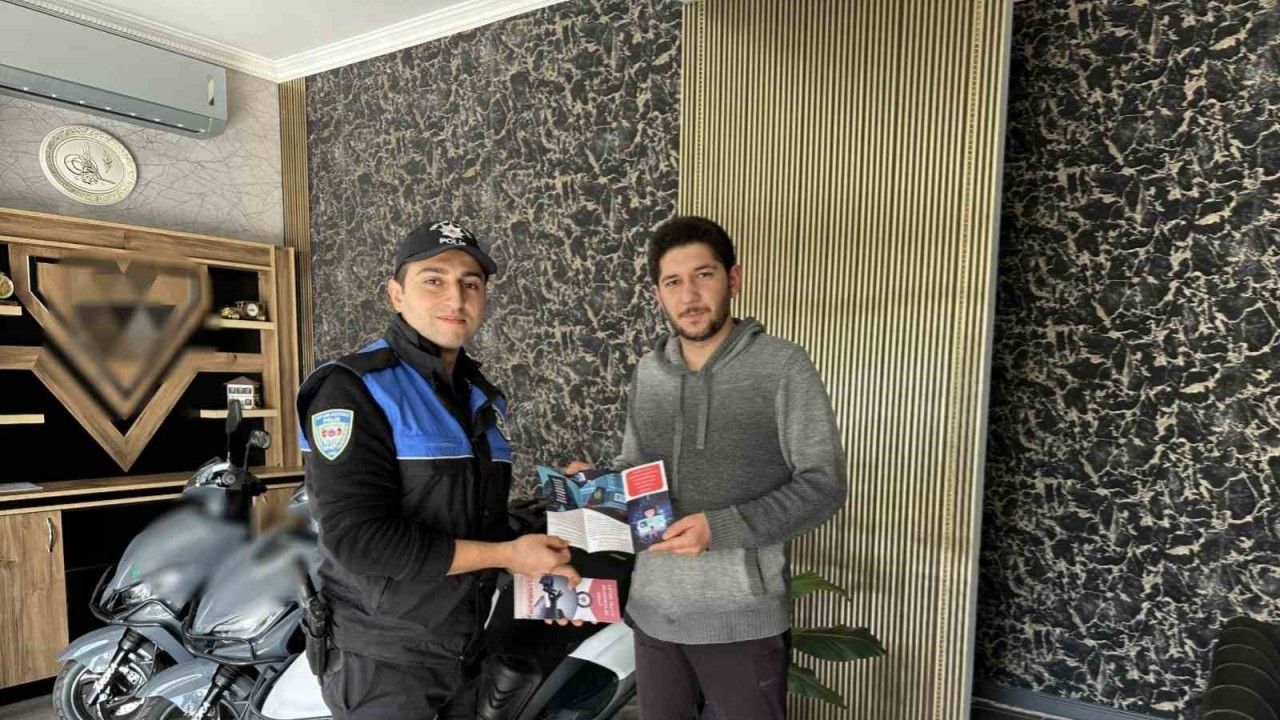 Polisten vatandaşlara ’suçtan korunma’ eğitimi