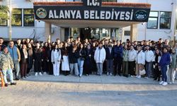 Alanya’da gençler çevre atölyesinde bir arada