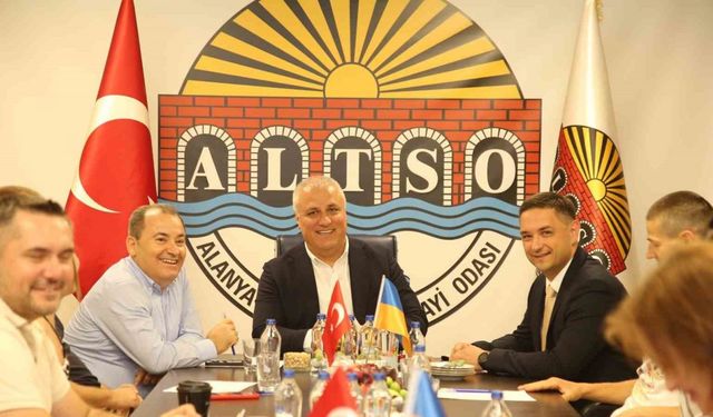 ALTSO Başkanı Erdem, Ukrayna Antalya Konsolosu’nu ağırladı