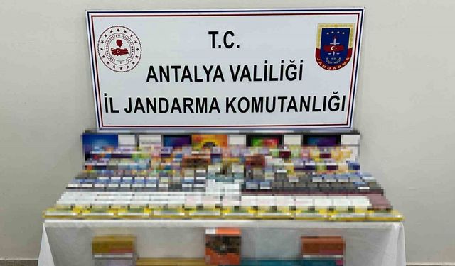 Antalya’da kaçak ve elektronik sigara operasyonu