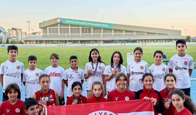 Antalyaspor Atletizm Takımı, Konya’da 10 madalya topladı