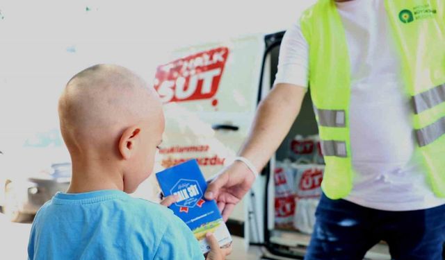 Halk Süt’ten 26 bin 103 çocuk faydalandı