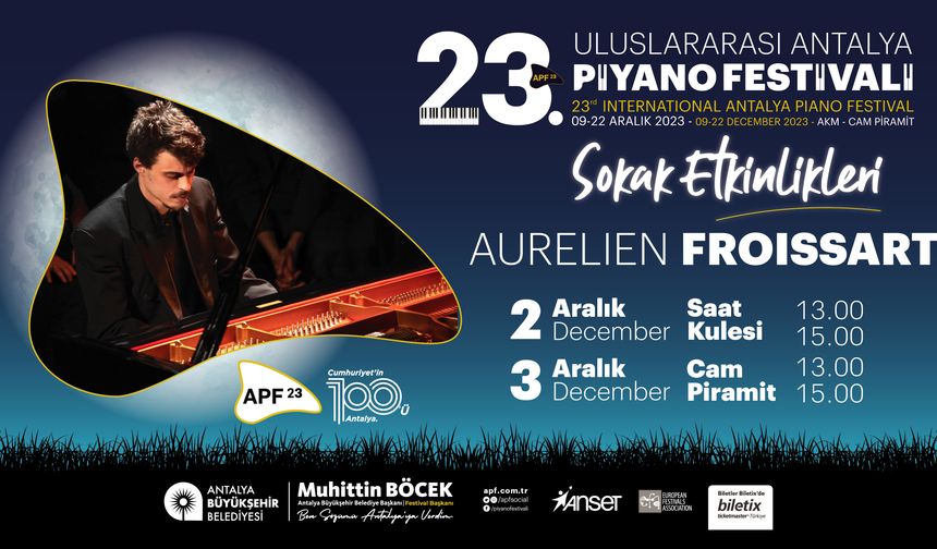 ANTALYA PİYANO FESTİVALİ BAŞLIYOR